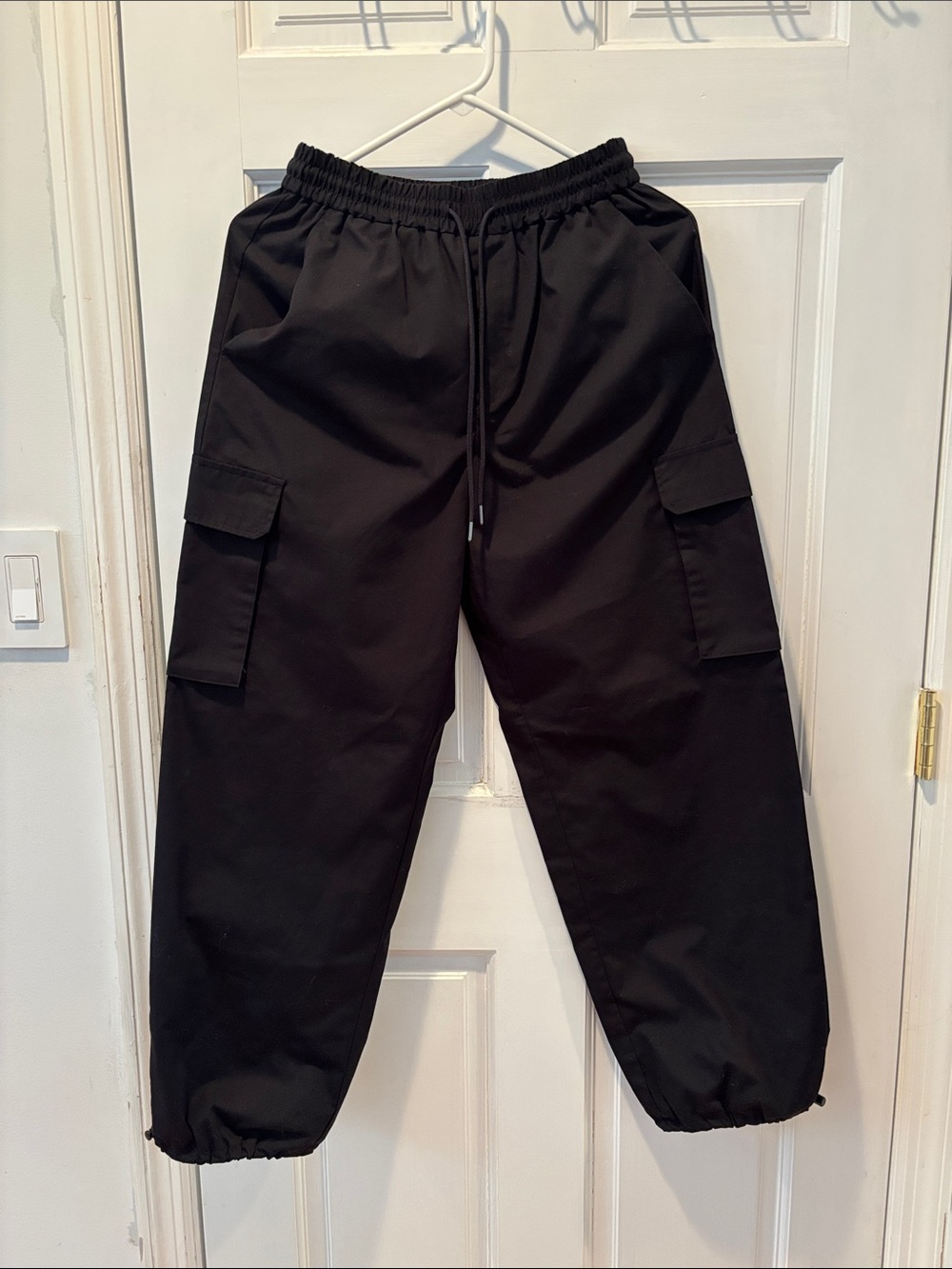 GU Black Cargo Pull-on Pants